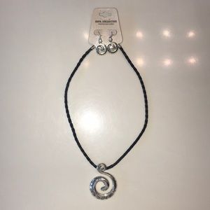 Black Braided Cord Set